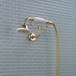 Crosswater Belgravia Exposed Thermostatic Shower Valve with Fixed Shower Head, Shower Handset and Wall Bracket - Unlacquered Brass